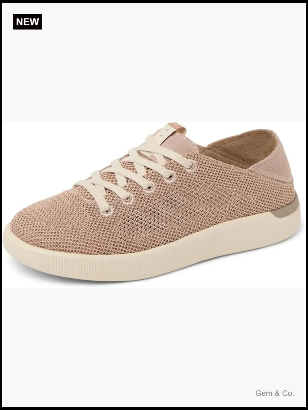 Lightweight Breathable Stretch Knit Sneakers with Cushion Footbed